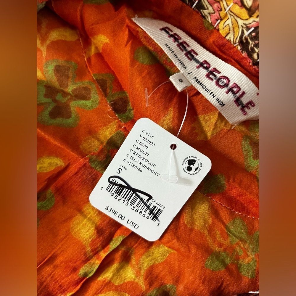 FREE PEOPLE Island Bright Duster size S - Picture 7 of 8
